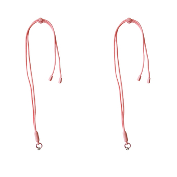 2PK Urban Products Nylon Pop Universal Mobile Phone Cord/Sling - Pink