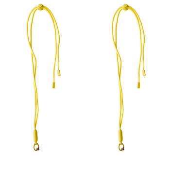 2PK Urban Products Nylon Pop Universal Mobile Phone Cord/Sling - Yellow