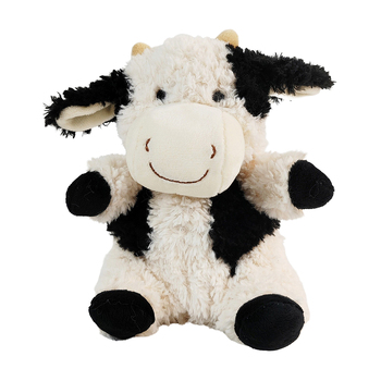 Urban Curly Cow 18cm Soft Toy Animal Plush - White & Black