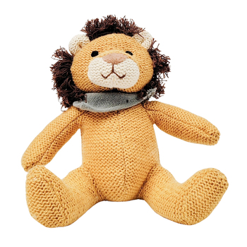 Urban Products Knitted Lion Soft Toy Mustard 18cm 0M+