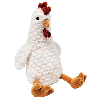 Urban Products Plush Hen Kids/Childrens Soft Toy White 36cm 0M+