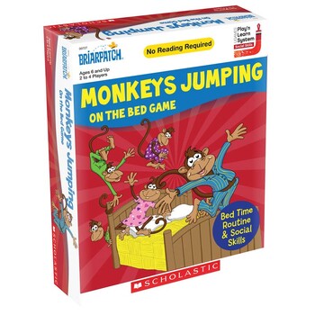 Scholastic Monkeys Jumping on the Bed Card Game Toy 3+