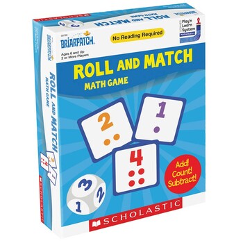 Scholastic Roll & Match Game Kids/Children Educational Toy 2+