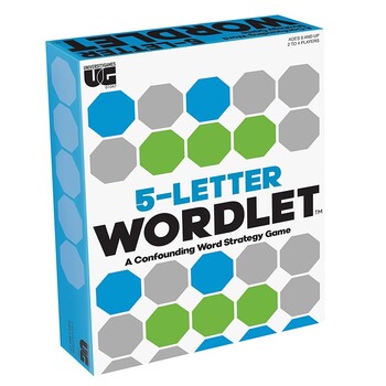 U.Games 5-Letter Wordlet Strategy Game Interactive Toy 12+