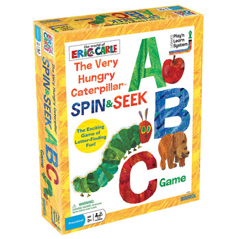 The Very Hungry Caterpillar Spin & Seek ABC Game Toy 3+