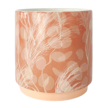 Urban 16cm Boho Ceramic Planter Garden Pot Medium - Dusty Pink