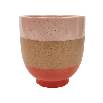 Urban 17cm Shyla Ceramic Planter Garden Pot Medium - Umber