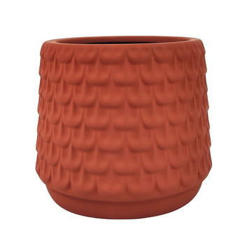 Urban Raelyn 12cm Ceramic Planter Garden Plant Pot Small - Burnt Coral