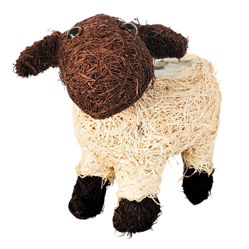 Urban Products HUSK Sheep Home Decor Planter Natural 27cm