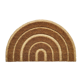 Urban 45x75cm Arch Coir Doormat Home Floor Rug - Natural