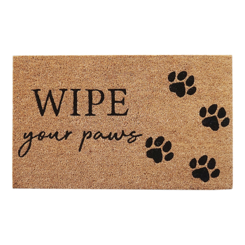 Urban 45x75cm Wipe Your Paws Coir Doormat Home Carpet - Brown