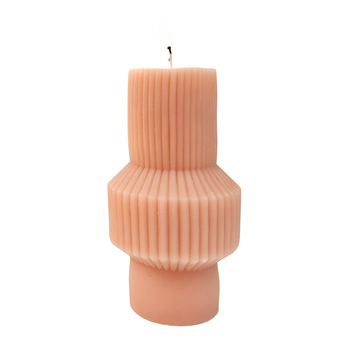 Urban Ripple Abstract 15cm Vanilla Scented Candle Home Fragrance - Rose