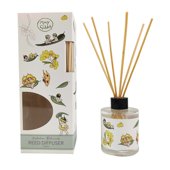 Urban Australian Botanicals May Gibbs 140ml Reed Diffuser - Green/Yellow