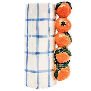 Urban Products Tuscan Orange Home Decor Vase Orange 19cm