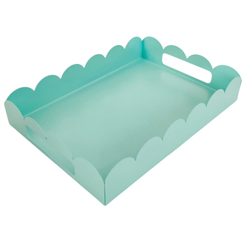 Urban Products Halcyon Petal Dinnerware Serving Tray Sage 25cm