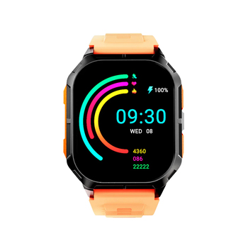 HiFuture Ultra3 Sports Smartwatch For Apple iOS-9/Android-5 Carmine ORNG