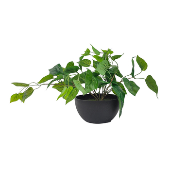 Urban Heart Philodendron 36cm Artificial Potted Plant - Green