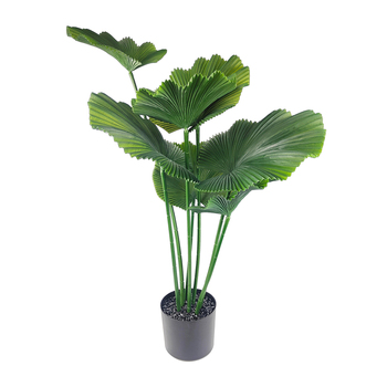 Urban Potted 109cm Alocasia Artificial Plant - Green