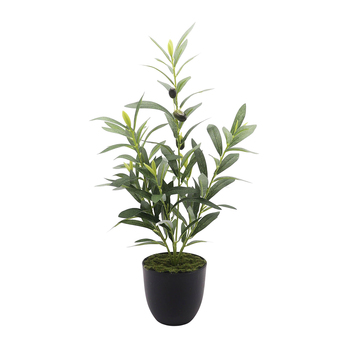 Urban Potted Artificial 51cm Olive Plant Faux Decor - Green