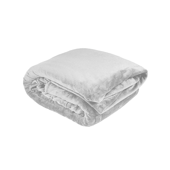 Bambury King Bed Ultraplush Blanket Silver Soft Touch Knitted Home