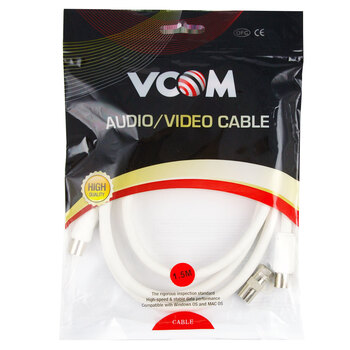 V-Com Tv Rf Lead - 1.5M/F Type Converter