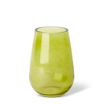 E Style 26cm Glass Sophie Flower Vase Decor - Smoky Green