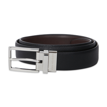 Van Heusen Men's 46" Pin Buckle Reversible Belt Black/Brown