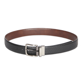 Van Heusen Men's 40" Basket Weave Belt Black/Brown