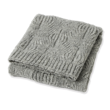 Nordic Kids Florence Wool Blend Baby Blanket - Grey