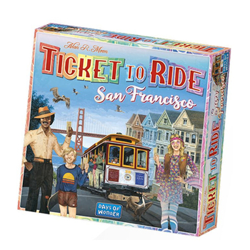 Days of Wonder Ticket to Ride San Francisco Management Board Game 8y+