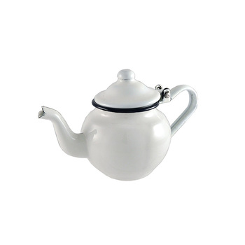 Urban Style Enamelware 425ml Teapot w/ Handle Small - White