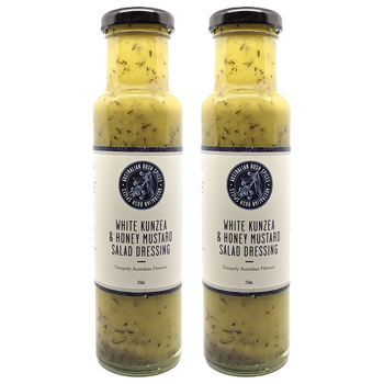 2PK Australian Bush Spices White Kunzea & Honey Mustard Salad Dressing 250ml