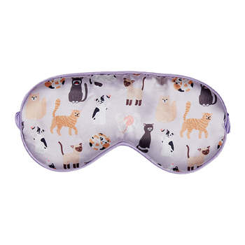 Splosh Wellness Cats Eye Mask/Silk Sleeping Eyeshade 16.5x7.5cm