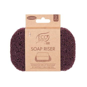 Eco Basics Soap Riser/Elevator Holder Storage - Raspberry