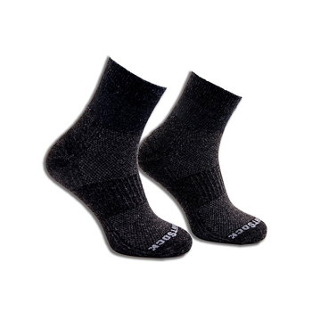 Wrightsock Eco Winter Run Quarter Black Socks M AU 4-7.5 Mens/6.5-9 Womens