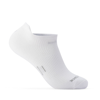 Wrightsock Eco Run Tab White Unisex Socks M AU 4-7.5 Mens/6.5-9 Womens