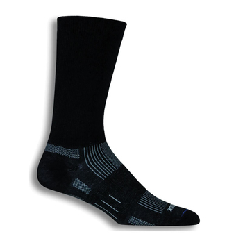 Wrightsock Eco Explore Crew Black Unisex Socks M AU 4-7.5 Mens/6.5-9 Womens