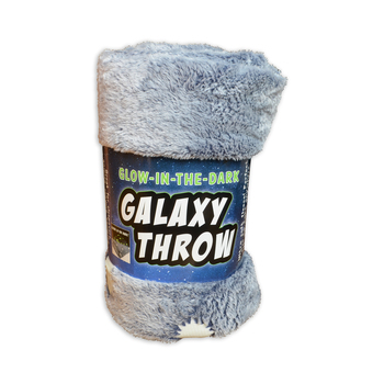 Wonderbox Workshop Glow Throw Glow In The Dark Galaxy Blanket 3y+