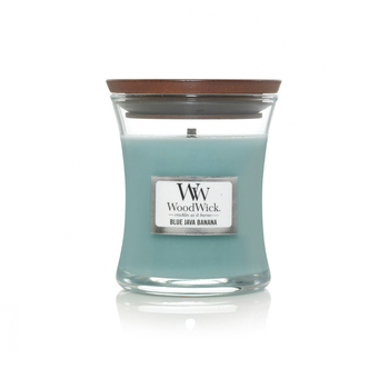 Woodwick 85g Scented Candle Blue Java Banana Mini - Blue