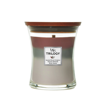 WoodWick 274g Scented Candle Autumn Embers Trilogy Medium