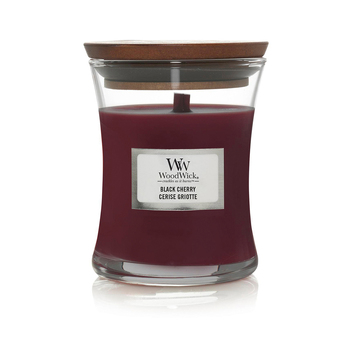 WoodWick 274g Scented Candle Black Cherry Medium - Red