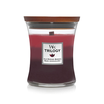 WoodWick 274g Scented Candle Sun Ripened Berries Trilogy Med