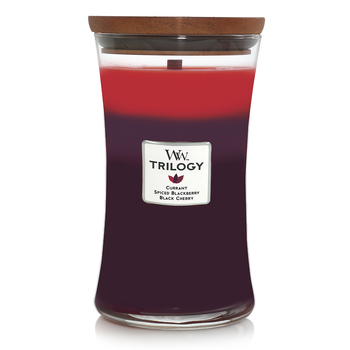 WoodWick 609g Scented Candle Sun Ripened Berries Trilogy Large