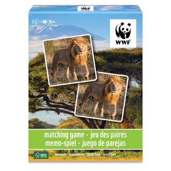 WWF Memory Matching Game Mammals Play Kids/Children 3y+