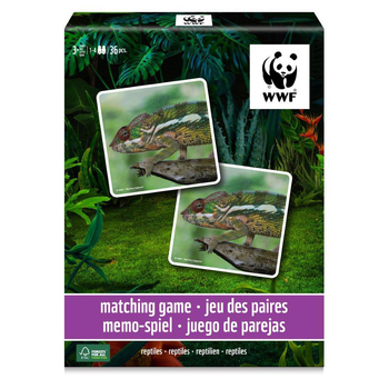 WWF Memory Matching Game Reptiles Kids/Children 3y+