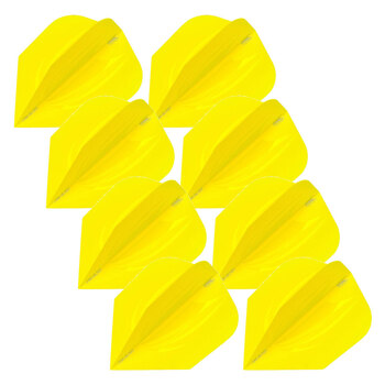 8x 3pc Target ID Pro Ultra No.6 Dart Flights Set - Yellow