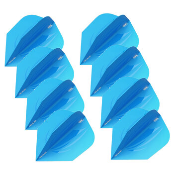 8x 3pc Target ID Pro Ultra No.6 Dart Flights Set - Blue