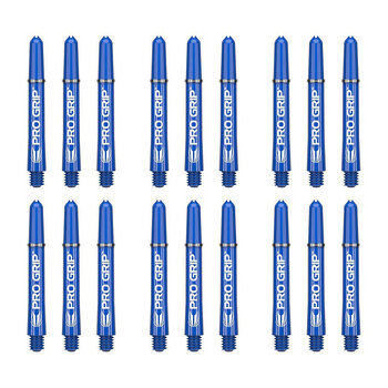 6x 3pc Target Pro Grip Nylon Shaft Accessory Intermediate - Blue