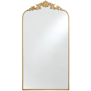 LVD Amelia Metal 116cm Mirror Wall Hanging Display - Gold