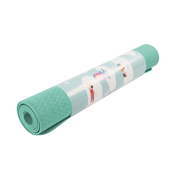 Yogi Fun Kids 150x61cm Yoga Deluxe Eco Mat 4y+ Turquoise